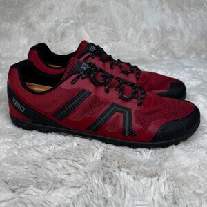 Xero Shoes Mesa Trail II Red Black Minimalist Trail Running Barefoot Men's 13 US